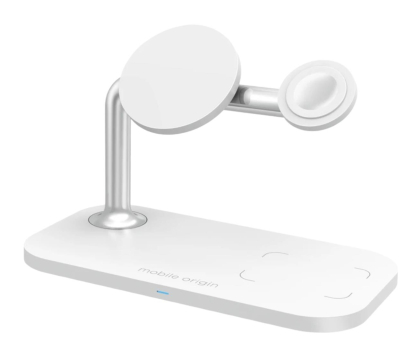 Ładowarka i akumulator Mobile Origin 3-in-1 Wireless charger white